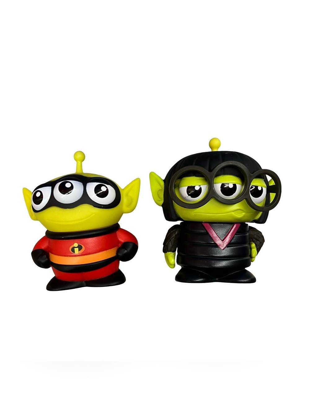 Disney Pixar Alien Remix Edna Mode #9 & Mr Incredible #5 Toy Lot of 2 Figures 3”